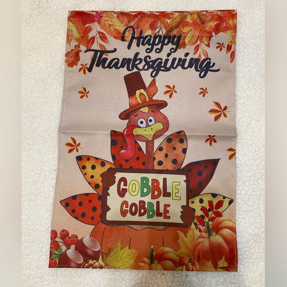 Other - Thanksgiving Gobble Gobble Garden Flag